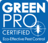 Green pro certified, eco-effective pest control
